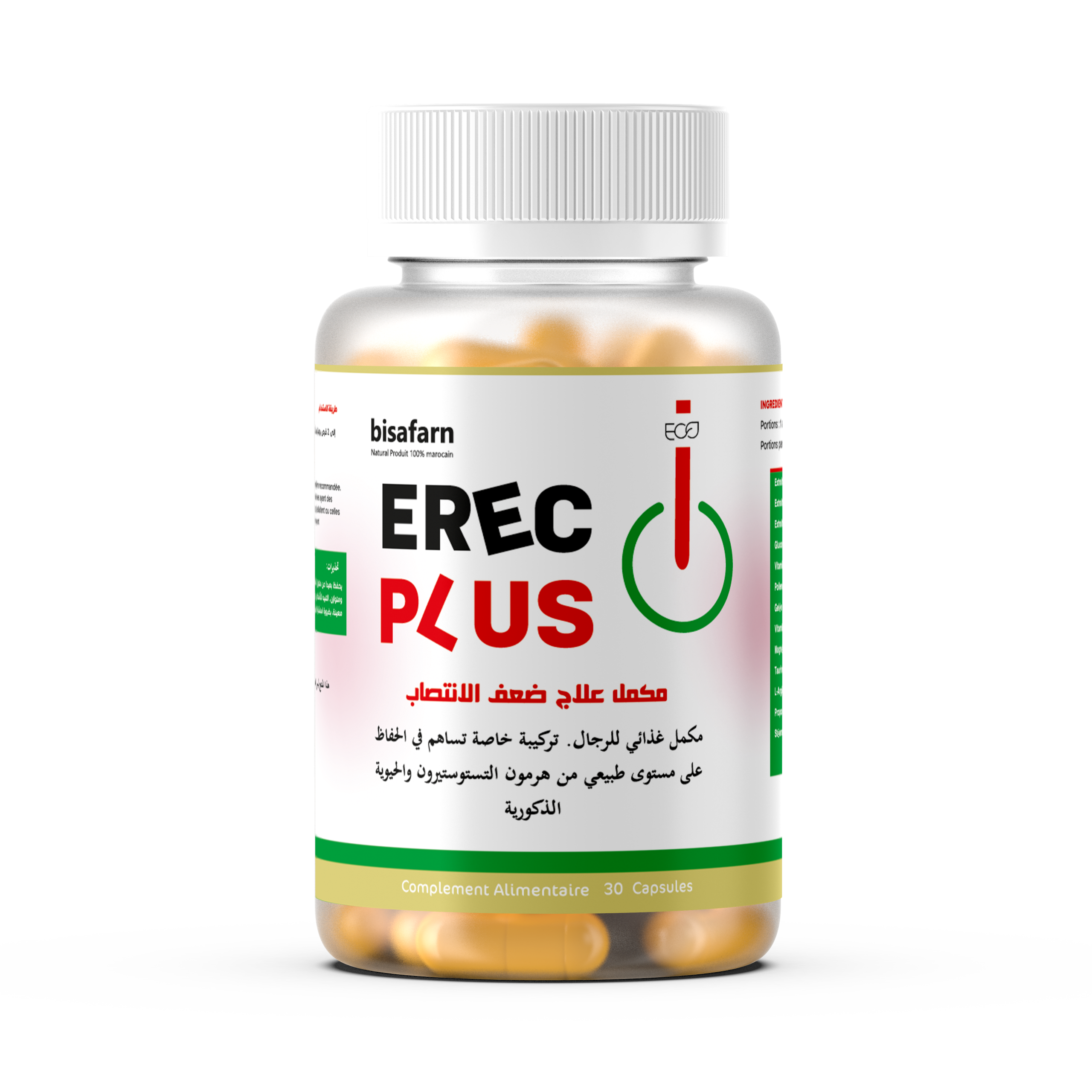 مكمل علاج ضعف الانتصاب هو تركيبة طبيعية مصممة لدعم الوظيفة الجنسية الصحية وتحسين الحيوية. يعزز تدفق الدم والدورة الدموية، يدعم التحمل والقدرة البدنية، ويُساهم في تعزيز الصحة الجنسية العامة والثقة بالنفس.