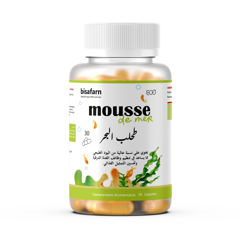 مكمل غذائي متطور يهدف إلى تعزيز الصحة العامة ودعم وظائف الجسم الحيوية. يحتوي على مستخلص طحلب البحر بتركيز فعال، المعروف بغناه باليود والمعادن الأساسية التي تساعد على تحسين وظائف الغدة الدرقية، تعزيز التمثيل الغذائي، ودعم صحة البشرة والشعر. مع الاستخدام المنتظم، يمنح الجسم التوازن الغذائي ويعزز الحيوية.