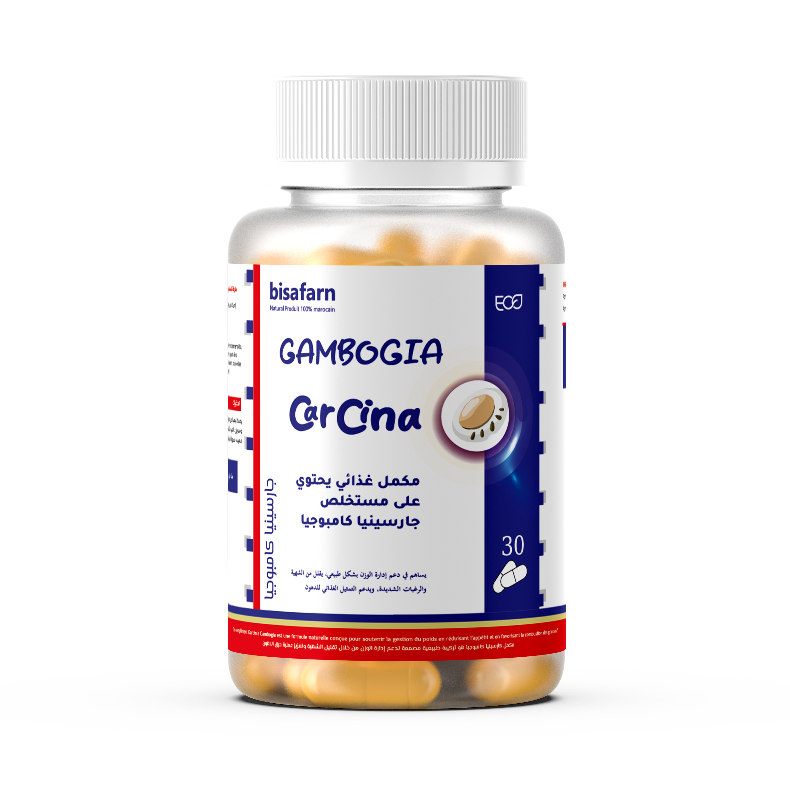 مكمل جارسينيا كامبوجيا هو تركيبة طبيعية مصممة لدعم إدارة الوزن من خلال تقليل الشهية وتعزيز عملية حرق الدهون. يحتوي على حمض الهيدروكسي ستريك (HCA) الذي يساعد في منع تخزين الدهون وتحفيز الشعور بالشبع، مما يجعله خيارًا مثاليًا للأفراد الذين يسعون للحفاظ على وزن صحي.