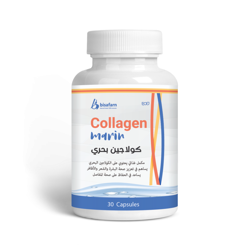 مكمل الكولاجين البحري هو منتج متطور يعزز من صحة البشرة والشعر والمفاصل من الداخل. يحتوي على كولاجين بحري عالي الجودة، الذي يتميز بامتصاصه السريع والفعّال في الجسم. يعمل الكولاجين البحري على تحسين مرونة البشرة، مما يساعد في تقليل ظهور التجاعيد والخطوط الدقيقة، ويمنح البشرة مظهراً مشدوداً وشاباً. بالإضافة إلى ذلك، يدعم صحة الشعر ويقوي الأظافر والمفاصل. مع الاستخدام المنتظم، يعزز من إشراقة البشرة ويمنحها مظهراً أكثر صحة وحيوية. يحسن مرونة البشرة ويقلل من التجاعيد يعزز صحة الشعر ويقوي الأظافر يدعم صحة المفاصل ويخفف من الألم الناتج عن التهاب المفاصل يوفر ترطيباً عميقاً للبشرة والشعر من الداخل